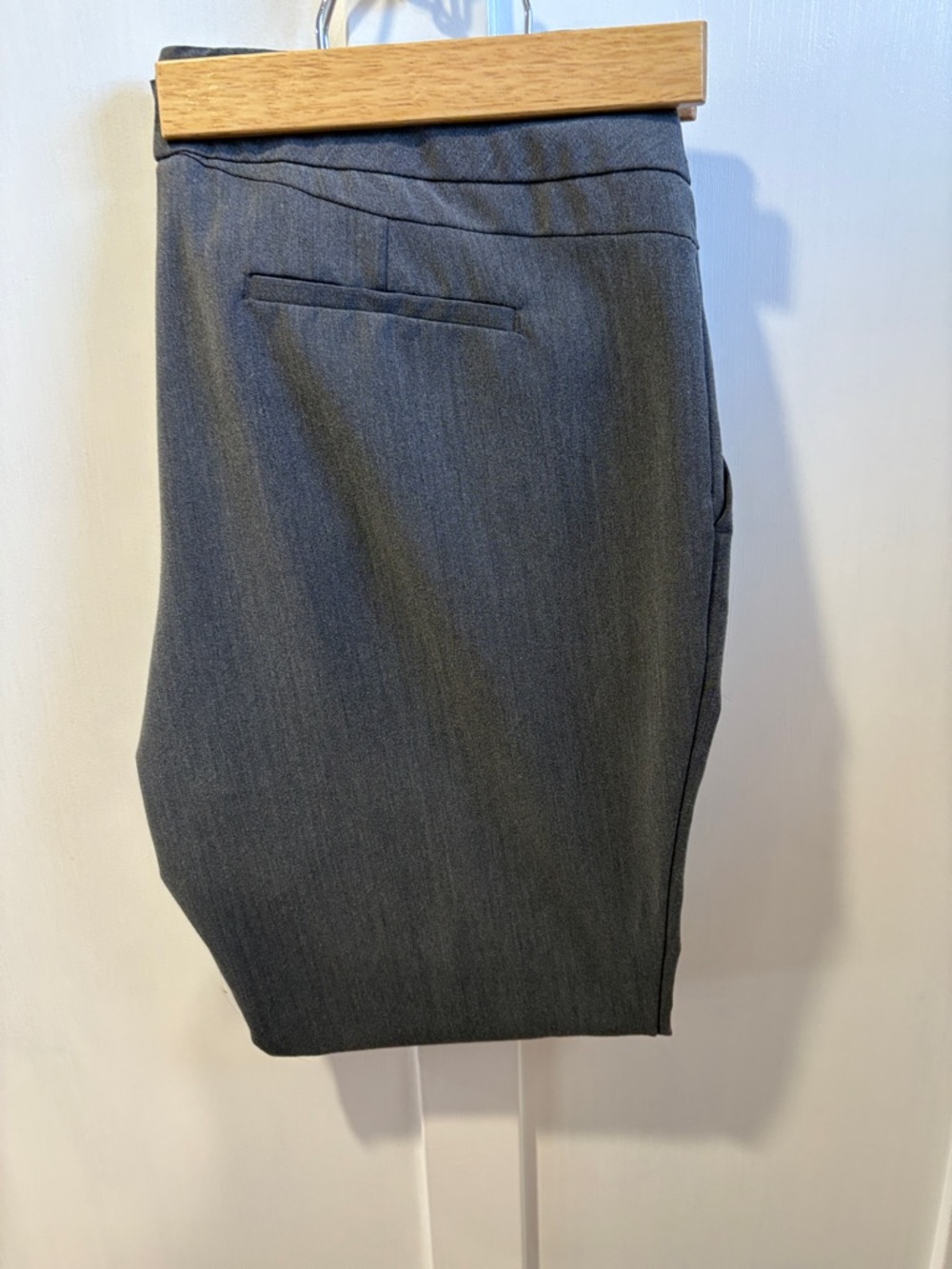 Worthington Dark Gray Straight-Leg Dress Pants
